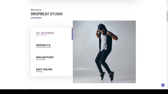 Dropbeat - Creative Dance Studio WordPress Theme school club смотреть онлайн