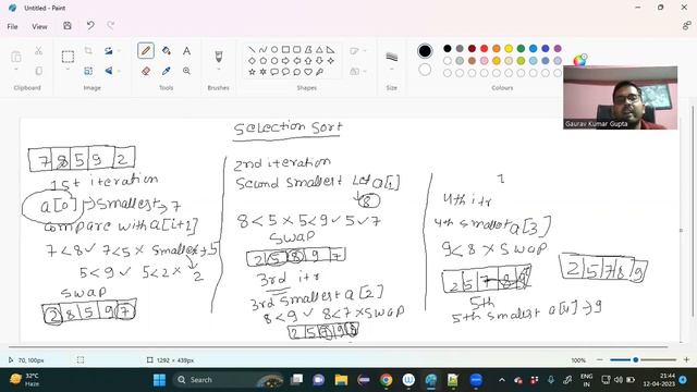 Automation Testing Coding Interview Question| Sort An Array Using Selection Sort| Java смотреть онлайн
