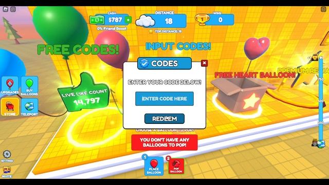 [?UPD] Balloon Simulator CODES - ROBLOX [?UPD] Balloon Simulator Code [NEW UPDATE 2023] смотреть онлайн
