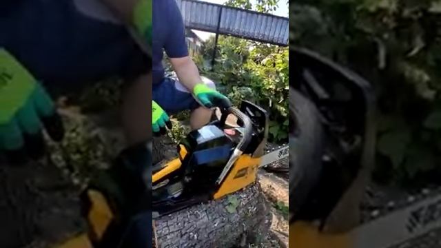 Бензопила Denzel DGS-5218 обзор