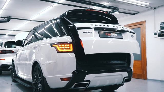 Оклейка фар, тонировка Range Rover смотреть онлайн