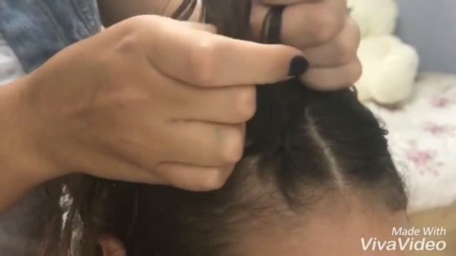 מדריך לשתי צמות צמודות לראש / two braids linked to the head смотреть онлайн