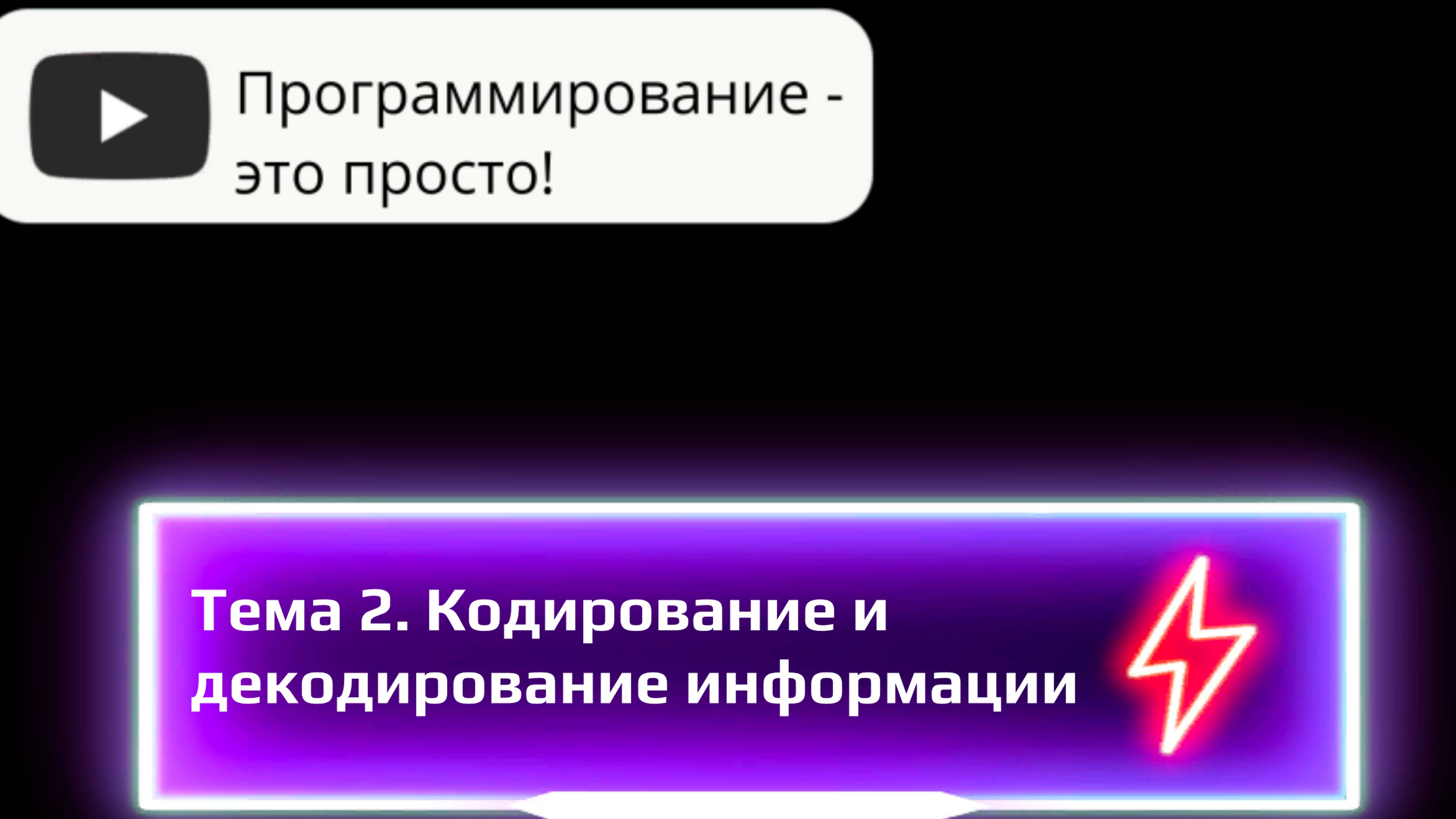 ОГЭ задание №2. Кодирование и декодирование информации