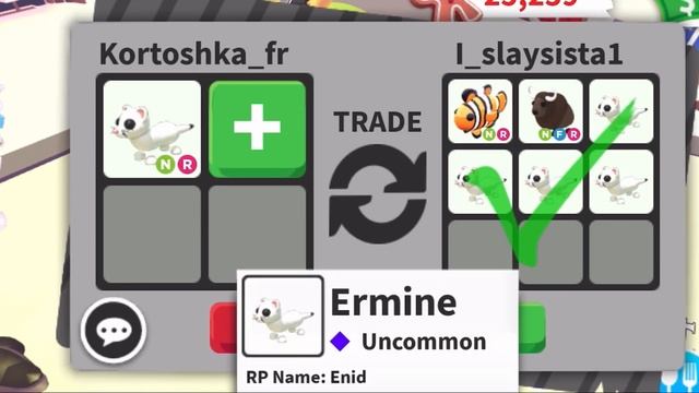 НАСКОЛЬКО СИЛЬНО ЦЕНИТСЯ НР ГОРНОСТАЙ?трейды на но горностая? На что я обменяла? смотреть онлайн