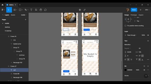 how to create interactive cart with Figma. design and prototype ( animation ) смотреть онлайн