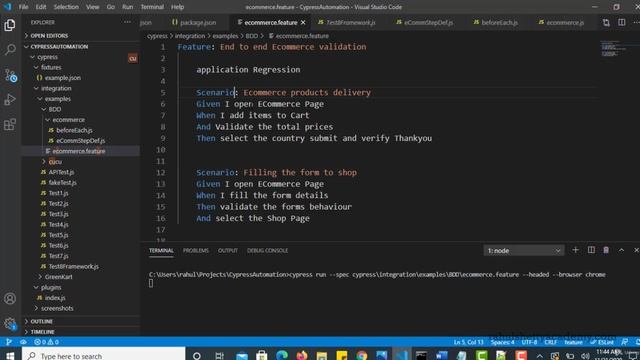 069 Data Driven Testing using Cucumber Data table feature for Cypress Tests смотреть онлайн