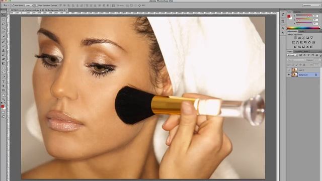 FREE Adobe Photoshop CS6 Tutorials - Blur, sharpen and smudge tool смотреть онлайн