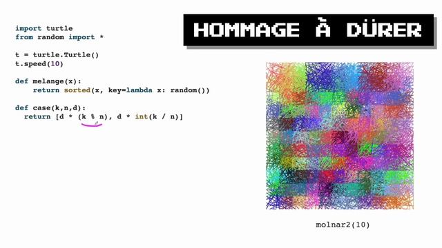 Art avec la tortue Python : Corrigé des 4 exercices inspirés des oeuvres de Vera Molnar смотреть онлайн