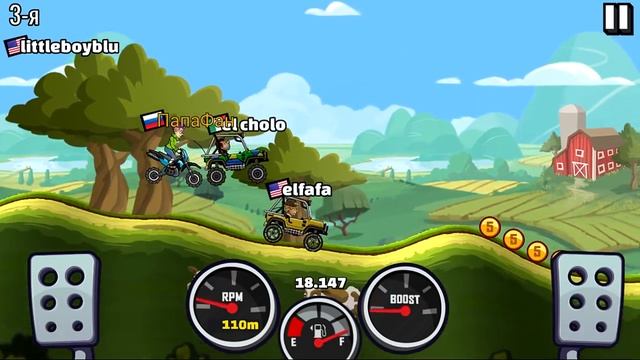 ЛЕГЕНДА 4 HILL CLIMB RACING 2 ЛЕТСПЛЕЙ прохождение ИГРЫ видео games car смотреть онлайн