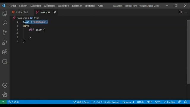 control flow , if and else in sass смотреть онлайн