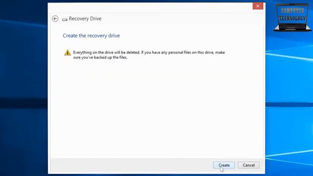How to Create a Recovery Drive Windows 10 смотреть онлайн