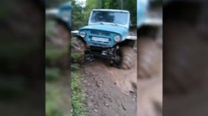 ОБОДРЫШИ НА УАЗЕ ГАЗОН РУЛИТ ЛЕС УХАБ