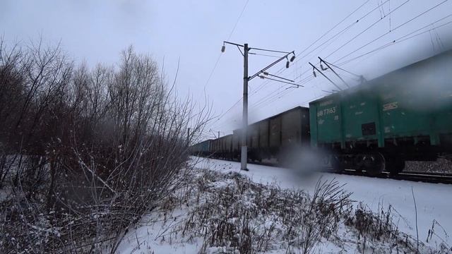 ВЛ 80С Тяжелый состав Прямая ЛУХМАНОВКА- ПОГОРЕЛЫ! смотреть онлайн