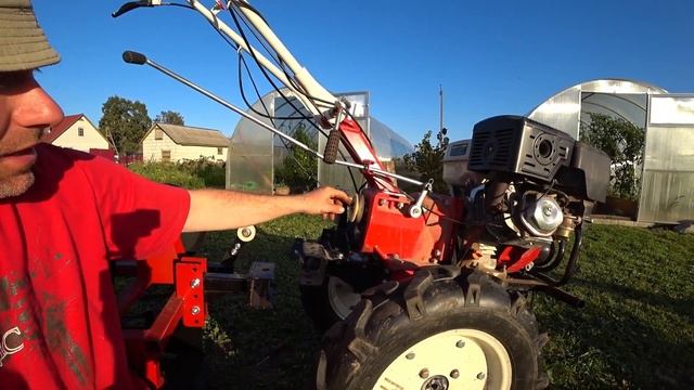 Картофелекопалка грохотного типа под ВОМ для мотоблока Shtenli 1900pro смотреть онлайн