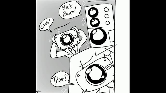 skibidi toilet comic fandub English ( spikerman titan x cameramen titan ) смотреть онлайн