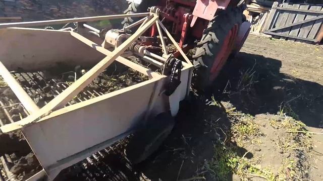 Супер копалка для трактора Т-25. смотреть онлайн