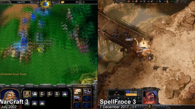 WarCraft 3 vs SpellForce 3 смотреть онлайн