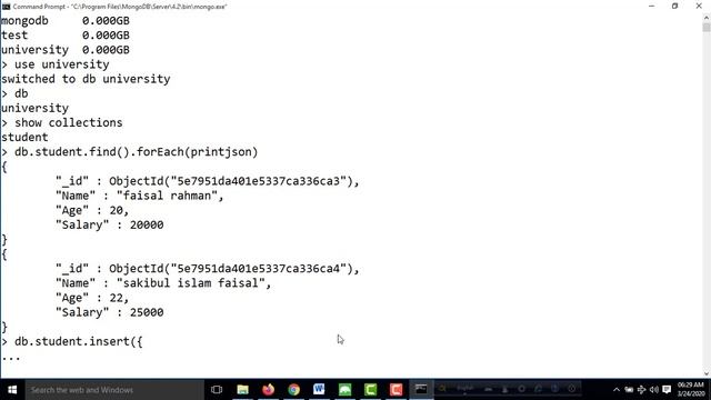 মংগোডিবি অবজেক্ট আইডির কাজ -(Part-12) - MongoDB object id|Remove automatic primary key (id) generat смотреть онлайн
