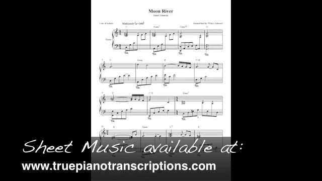 Moon River - Henry Mancini - Piano смотреть онлайн