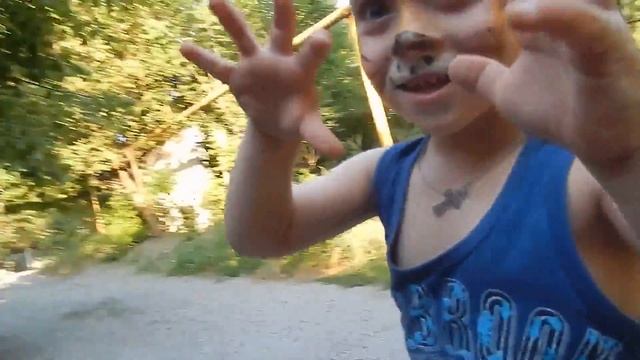 Санька ТИГРЕНОК аквагрим. Tiger face painting for kids entertainment . смотреть онлайн