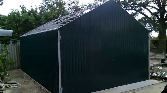 Гараж из металло профиля смотреть онлайн