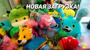 ВЫИГРЫВАЕМ МНОГО КРУТЫХ ИГРУШЕК! Играем в Аппарат Хватайка!
