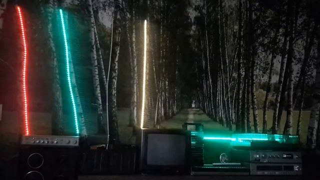 Цветомузыка. Светомузыка Дельта - 01. Светодиодная лента на 220 в. Вместо прожекторов.