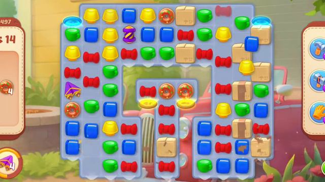 Homescapes Walkthrough Level 497  Прохождение Homescapes уровень 497