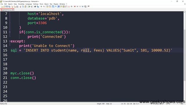 How to Insert Data in Table in Python (Hindi) смотреть онлайн