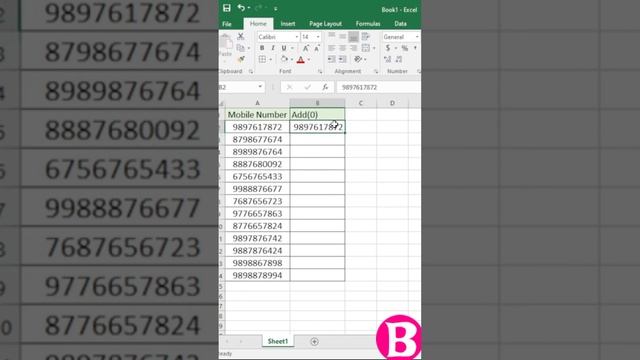 Add One Zero In Front Of A Number In Excel | Brain Up смотреть онлайн