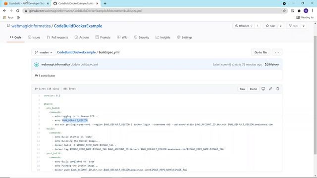 Using AWS CodeBuild to Build & Push Docker Images смотреть онлайн