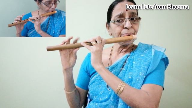 Malare Mounama Flute Tutorials with Notes | மலரே மௌனமா Arjun Video 100. смотреть онлайн