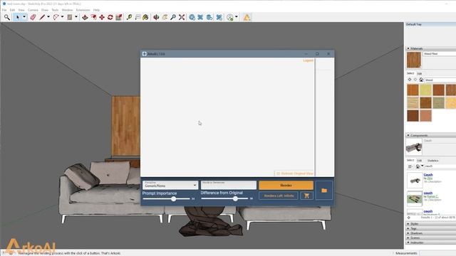 Using AI to make SketchUp Renderings FAST (Interior Design) смотреть онлайн