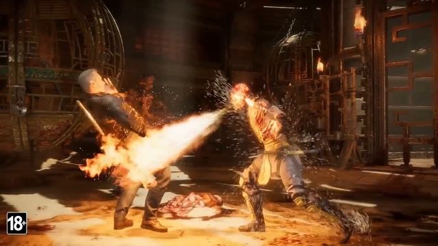 Mortal Kombat 11: Боевой набор – официальный геймплейный трейлер Терминатора модели Т-800 смотреть онлайн