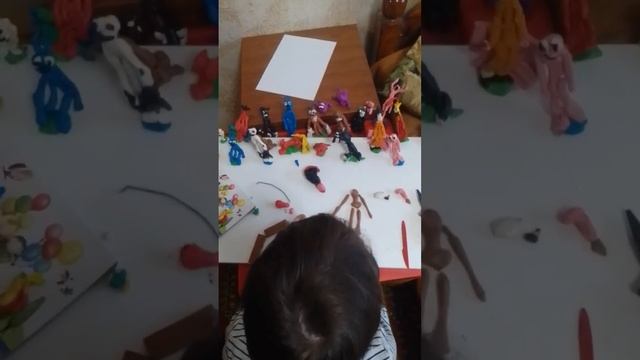 Лепим сиреноголового из пластилина. Подсолнух смотреть онлайн