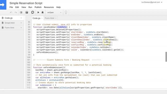 Easy Google Calendar Room Reservation System - No Coding Required - Google Apps Script смотреть онлайн