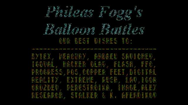 PhileasFoggs Balloon Battles! Crack Intro - Step Creative Group [#zx spectrum] смотреть онлайн