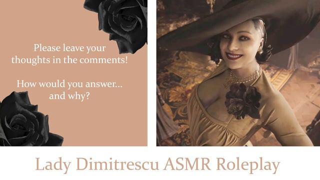 Lady Dimitrescu's Offer - resident evil 8 big mommy gf pities you [ASMR] смотреть онлайн