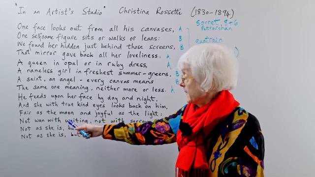 Давайте читать и разбирать стихотворение “In An Artist’s Studio”Кристины Россетти