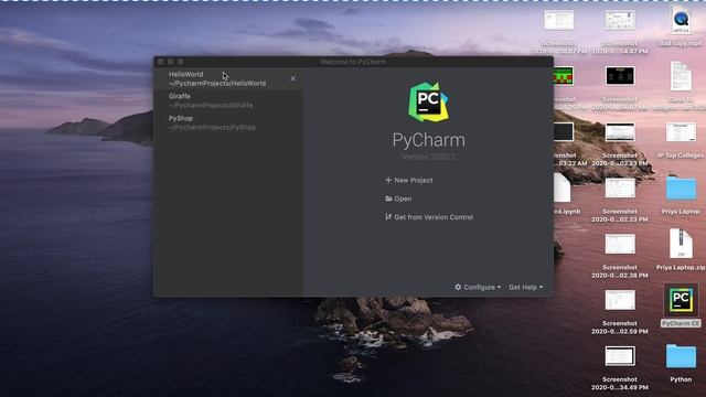 How to open a new or existing project on Pycharm in Mac || How to create a new project in pycharm смотреть онлайн