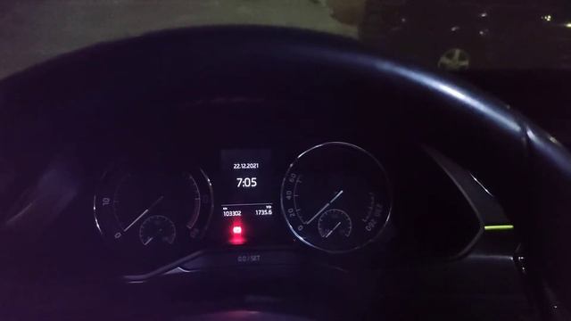 1.6 Tdi запуск в мороз