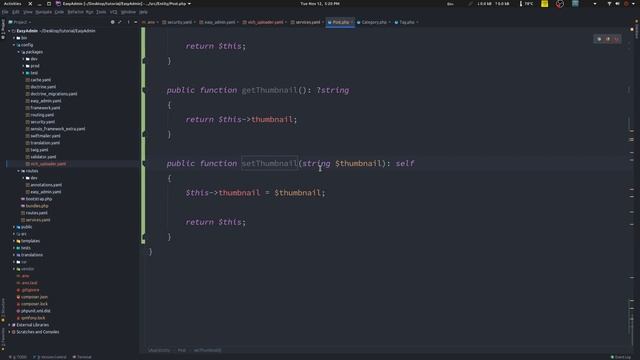 Symfony 4 Tutorial: Easy admin bundle - Uploading files using Vich Bundle. смотреть онлайн