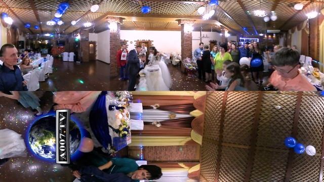 Песочная церемония - Свадьба Ирина и Алексей - VR Видео 360° - A007.tv - 20190119_17 смотреть онлайн