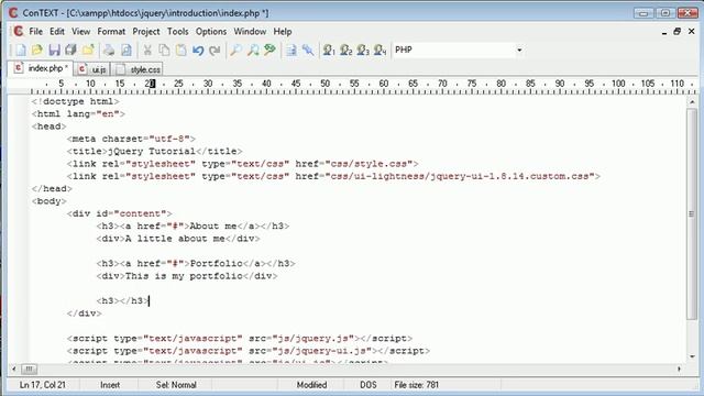 jQuery Tutorial - 152 - Accordion смотреть онлайн