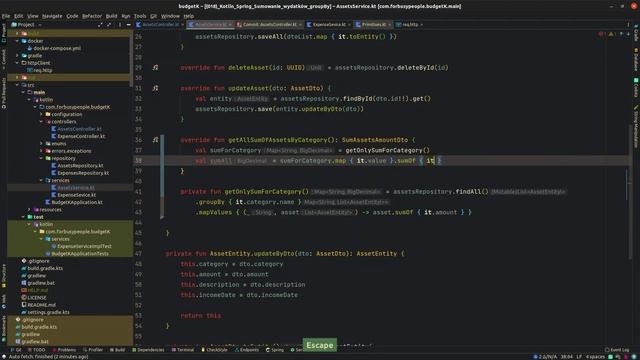 (019) Kotlin, Spring, Procentowy udział kategorii w przychodach смотреть онлайн