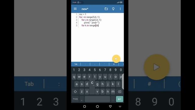 Python Pattern 42 || Python Programming смотреть онлайн