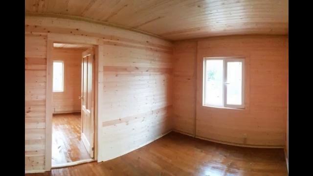 Дача из клеёного бруса 125 (кв.м). Участок 7 соток. В черте города. смотреть онлайн