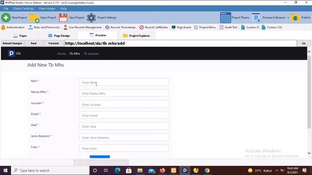 Tutorial php rad part 1 - Membuat CRUD смотреть онлайн