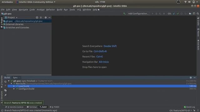 Tips Git - Create brach local and push to remote in IntelliJ смотреть онлайн