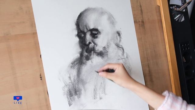 14.Loomis: My Sketching & Color Block Practice | Portrait Drawing смотреть онлайн